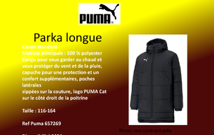 Parka longue Jeune