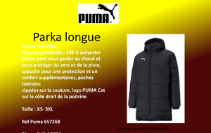 Parka longue Adulte 