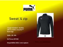 Sweat 1/4 zip Adulte