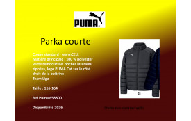 2026-27 Doudoune sans capuche Jeune 